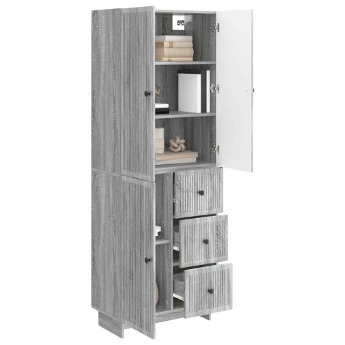 Комплект шкафове 2 pcs 66 x 34,5 x 90 см Инженерна дървесина