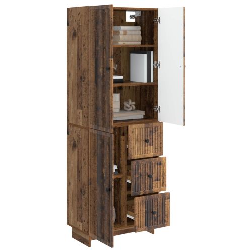 Комплект шкафове 2 pcs 66 x 34,5 x 90 см Инженерна дървесина