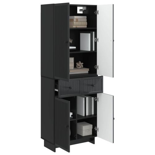 Комплект шкафове 2 pcs 66 x 34,5 x 90 см Инженерна дървесина