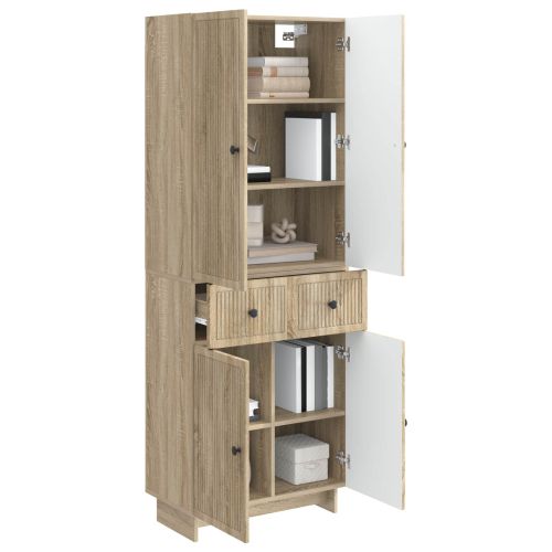 Комплект шкафове 2 pcs 66 x 34,5 x 90 см Инженерна дървесина