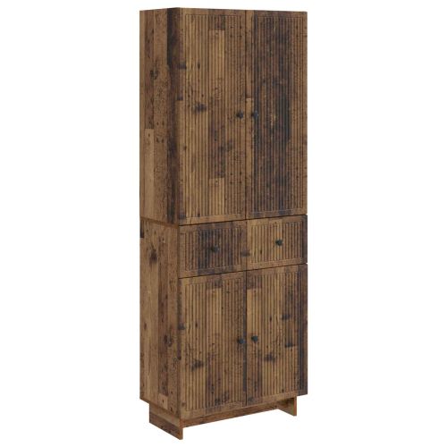 Комплект шкафове 2 pcs 66 x 34,5 x 90 см Инженерна дървесина