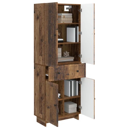 Комплект шкафове 2 pcs 66 x 34,5 x 90 см Инженерна дървесина