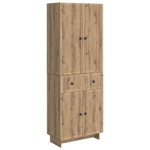 Комплект шкафове 2 pcs 66 x 34,5 x 90 см Инженерна дървесина