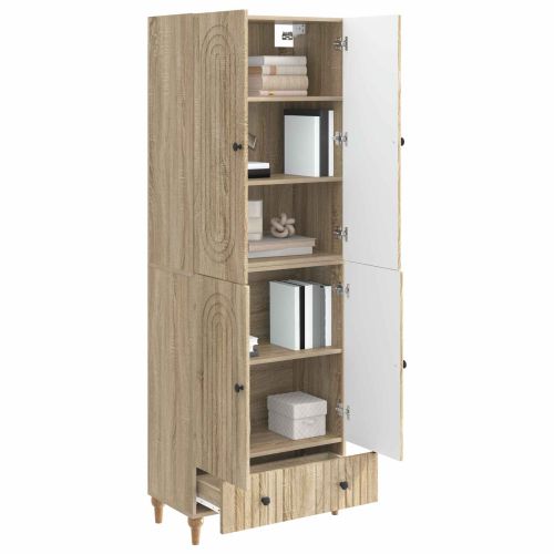 Комплект шкафове 2 pcs 66 х 34,5 х 95 см Инженерна дървесина