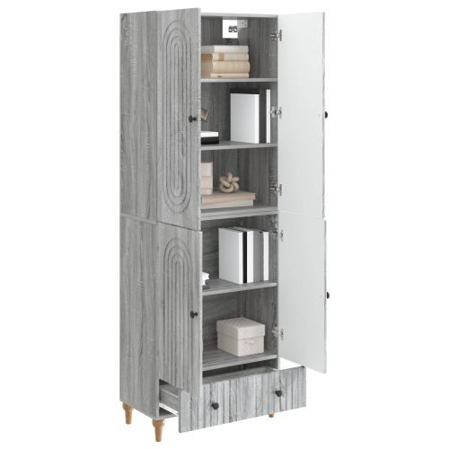 Комплект шкафове 2 pcs 66 х 34,5 х 95 см Инженерна дървесина
