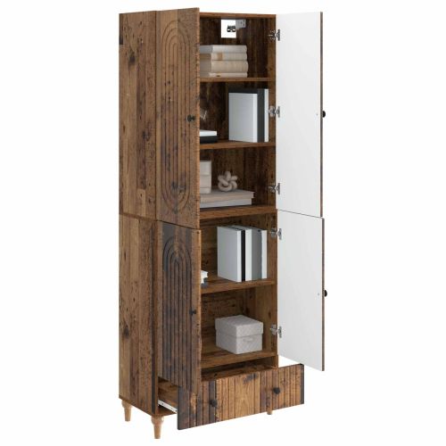 Комплект шкафове 2 pcs 66 х 34,5 х 95 см Инженерна дървесина