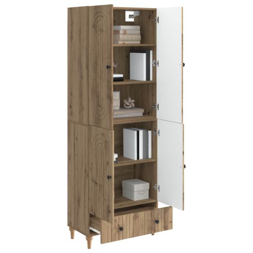 Комплект шкафове 2 pcs 66 х 34,5 х 95 см Инженерна дървесина