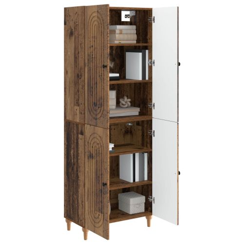 Комплект шкафове 2 pcs 66 x 34,5 x 90 см Инженерна дървесина