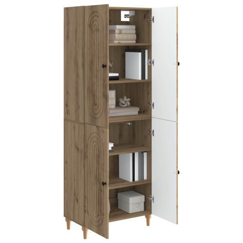 Комплект шкафове 2 pcs 66 x 34,5 x 90 см Инженерна дървесина