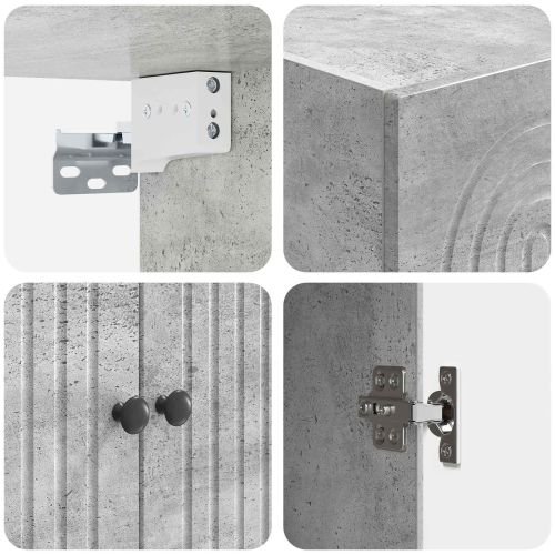 Комплект шкафове 2 pcs 66 x 34,5 x 90 см Инженерна дървесина