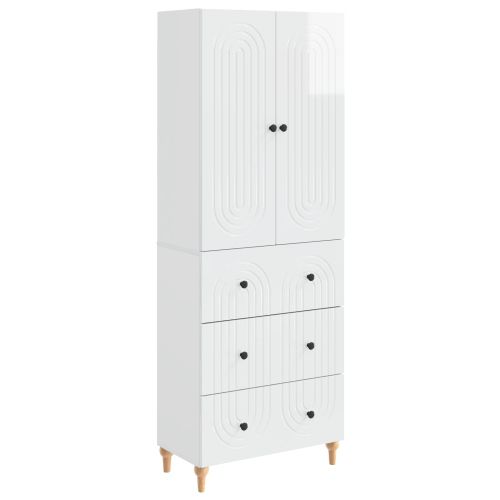 Комплект шкафове 2 pcs 66 x 34,5 x 90 см Инженерна дървесина