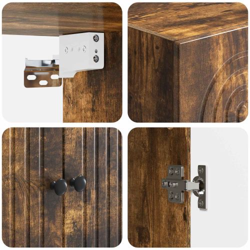 Комплект шкафове 2 pcs 66 x 34,5 x 90 см Инженерна дървесина