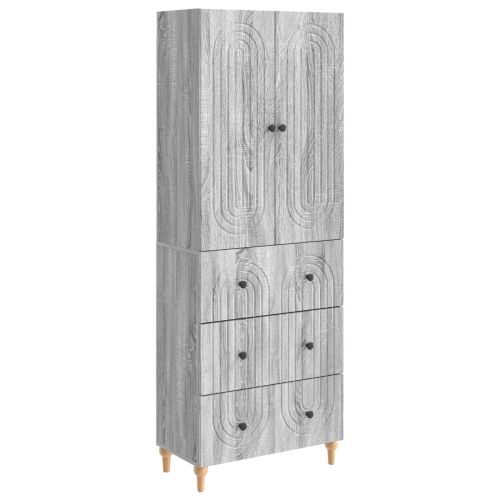 Комплект шкафове 2 pcs Сив Сонома 66 x 34,5 x 90 см