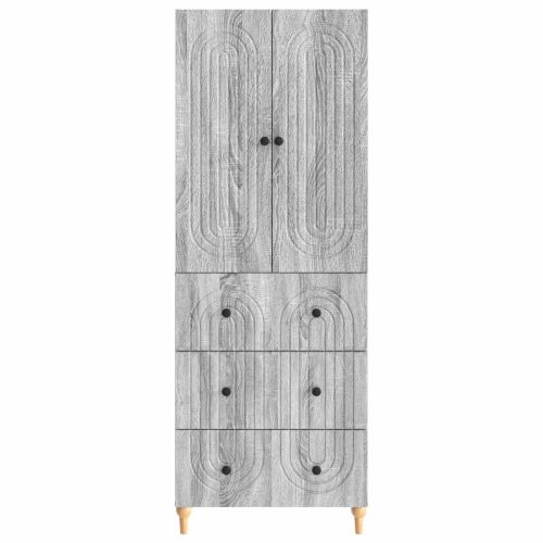 Комплект шкафове 2 pcs Сив Сонома 66 x 34,5 x 90 см
