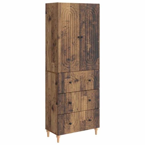 Комплект шкафове 2 pcs 66 x 34,5 x 90 см Инженерна дървесина
