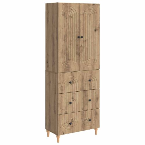 Комплект шкафове 2 pcs 66 x 34,5 x 90 см Инженерна дървесина