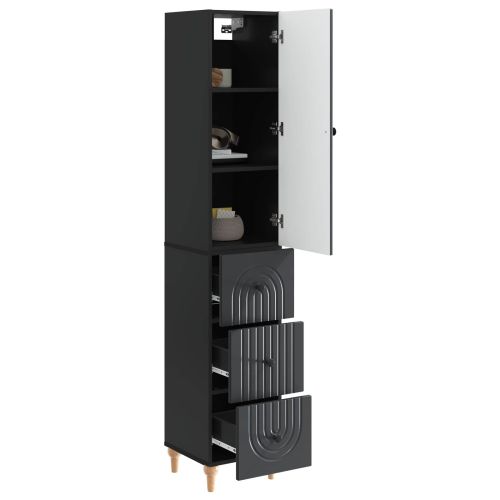 Комплект шкафове 2 pcs 33 x 34,5 x 90 см Инженерна дървесина