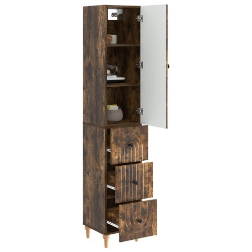 Комплект шкафове 2 pcs 33 x 34,5 x 90 см Инженерна дървесина