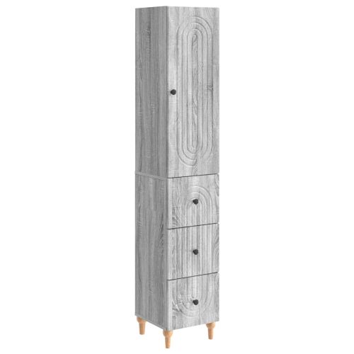 Комплект шкафове 2 pcs 33 x 34,5 x 90 см Инженерна дървесина