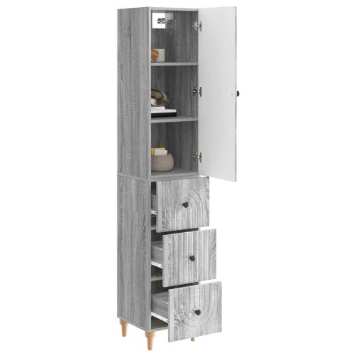 Комплект шкафове 2 pcs 33 x 34,5 x 90 см Инженерна дървесина