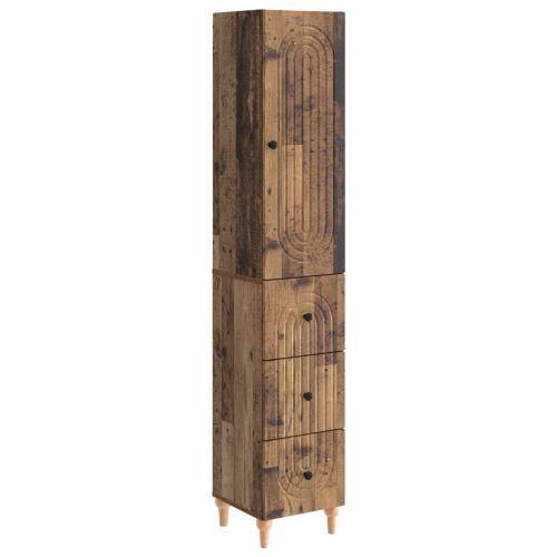 Комплект шкафове 2 pcs 33 x 34,5 x 90 см Инженерна дървесина