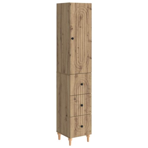 Комплект шкафове 2 pcs 33 x 34,5 x 90 см Инженерна дървесина