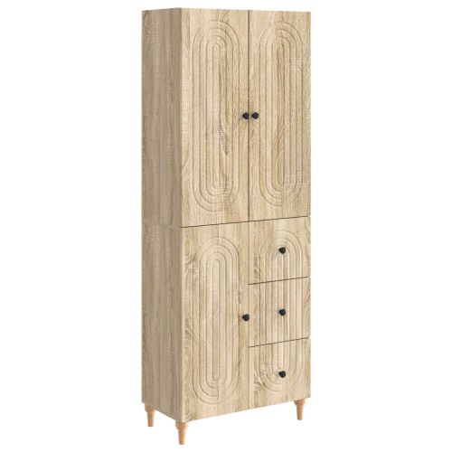 Комплект шкафове 2 pcs 66 x 34,5 x 90 см Инженерна дървесина