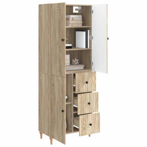 Комплект шкафове 2 pcs 66 x 34,5 x 90 см Инженерна дървесина