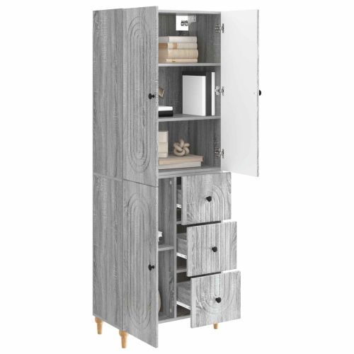 Комплект шкафове 2 pcs 66 x 34,5 x 90 см Инженерна дървесина