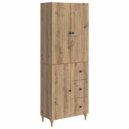 Комплект шкафове 2 pcs 66 x 34,5 x 90 см Инженерна дървесина