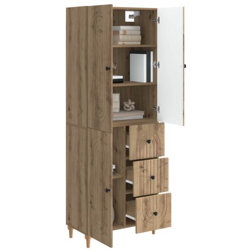 Комплект шкафове 2 pcs 66 x 34,5 x 90 см Инженерна дървесина