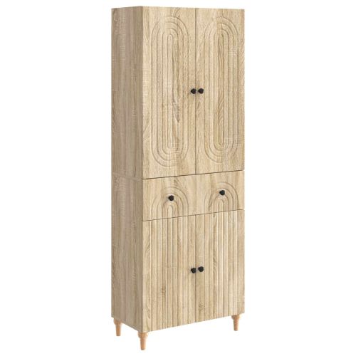 Комплект шкафове 2 pcs 66 x 34,5 x 90 см Инженерна дървесина