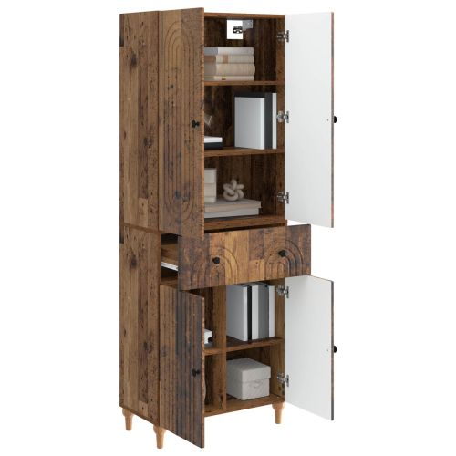 Комплект шкафове 2 pcs 66 x 34,5 x 90 см Инженерна дървесина