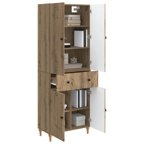 Комплект шкафове 2 pcs 66 x 34,5 x 90 см Инженерна дървесина