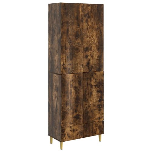 Комплект шкафове 2 pcs Опушен дъб 66 х 34,5 х 95 см
