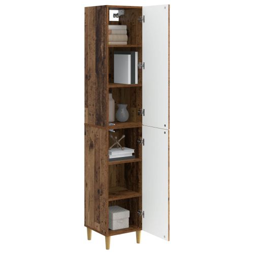 Комплект шкафове 2 pcs Старо дърво 33 x 34,5 x 90 см