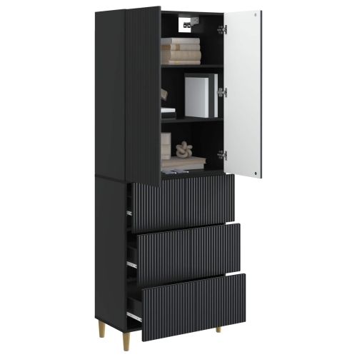 Комплект шкафове 2 pcs 66 x 34,5 x 90 см Инженерна дървесина