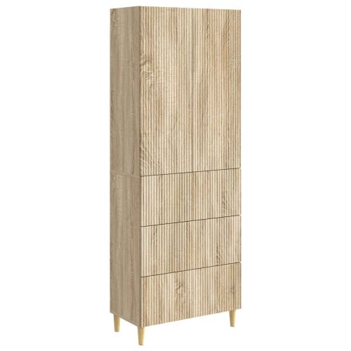 Комплект шкафове 2 pcs Дъб сонома 66 x 34,5 x 90 см