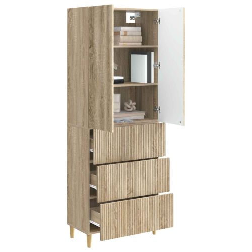 Комплект шкафове 2 pcs Дъб сонома 66 x 34,5 x 90 см