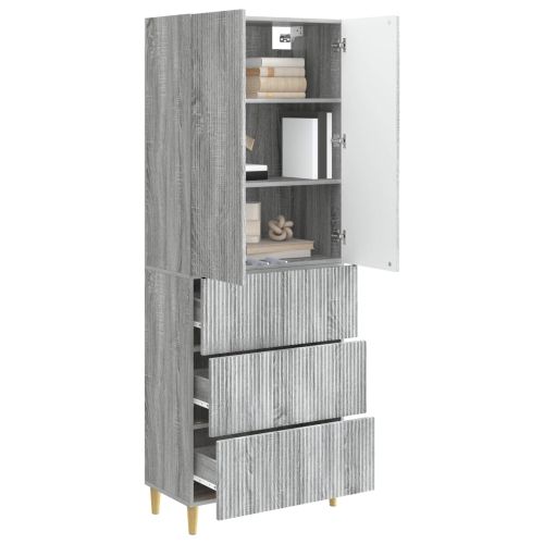 Комплект шкафове 2 pcs 66 x 34,5 x 90 см Инженерна дървесина
