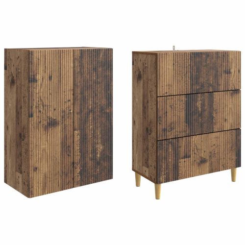 Комплект шкафове 2 pcs 66 x 34,5 x 90 см Инженерна дървесина