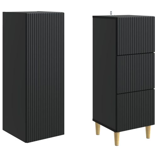 Комплект шкафове 2 pcs 33 x 34,5 x 90 см Инженерна дървесина