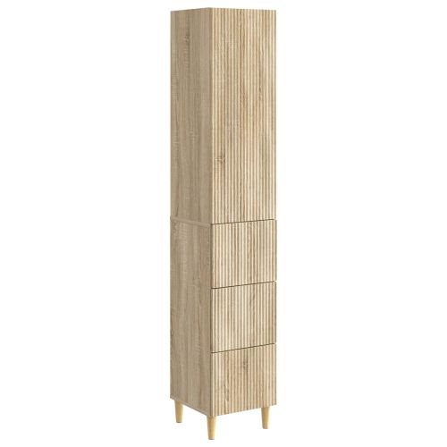 Комплект шкафове 2 pcs 33 x 34,5 x 90 см Инженерна дървесина