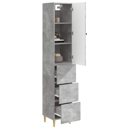 Комплект шкафове 2 pcs 33 x 34,5 x 90 см Инженерна дървесина