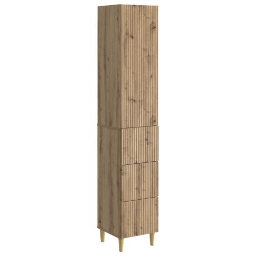 Комплект шкафове 2 pcs 33 x 34,5 x 90 см Инженерна дървесина