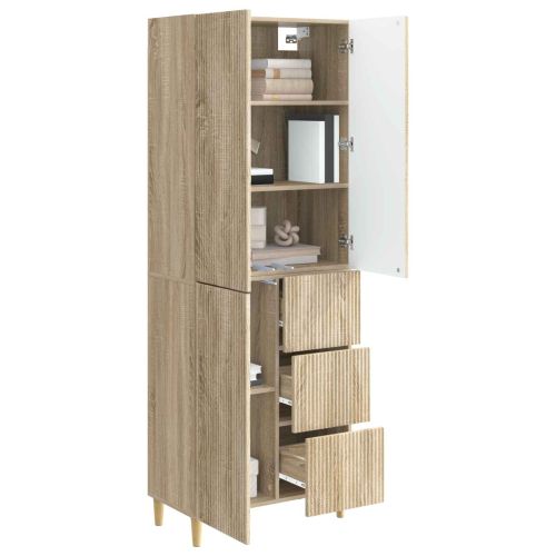 Комплект шкафове 2 pcs 66 x 34,5 x 90 см Инженерна дървесина
