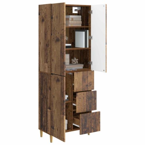 Комплект шкафове 2 pcs 66 x 34,5 x 90 см Инженерна дървесина