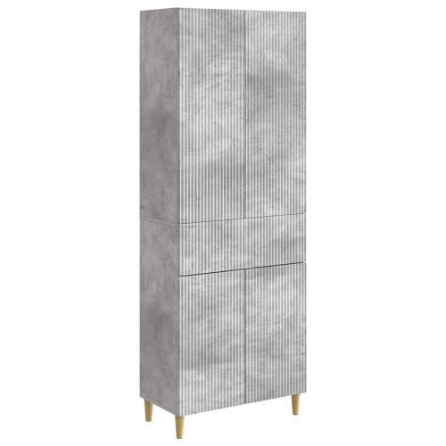 Комплект шкафове 2 pcs Бетонно сиво 66 x 34,5 x 90 см