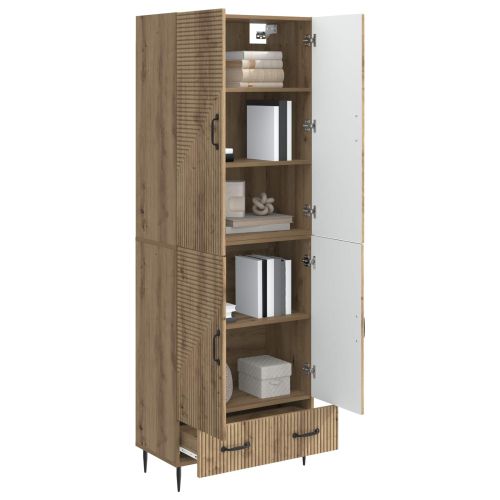 Комплект шкафове 2 pcs 66 х 34,5 х 95 см Инженерна дървесина