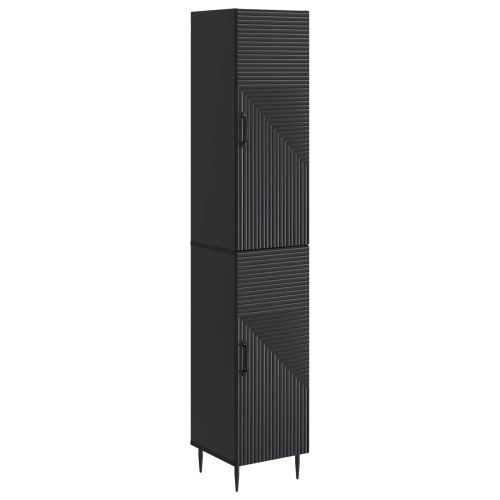 Комплект шкафове 2 pcs Черно 33 x 34,5 x 89,5 см
